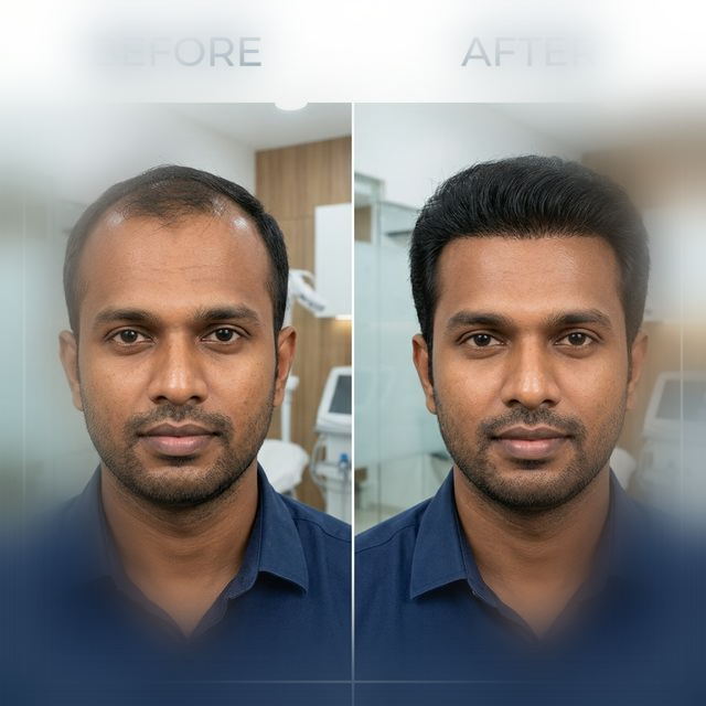 Advanced Hair Transplantation Results Trivandrum