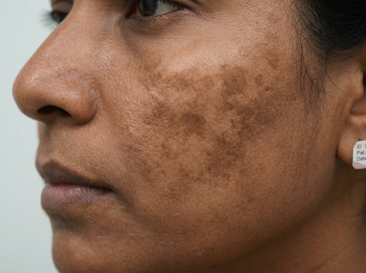 Before Yellow Peel Melasma